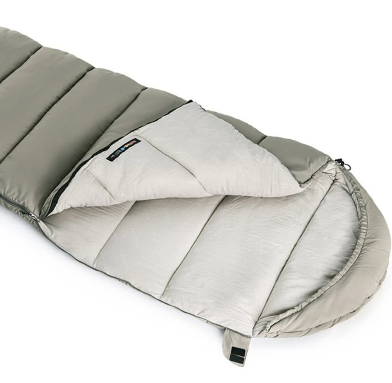 Спальний мішок з капюшоном Naturehike M300 NH20MSD02, зелений, лівий Фото 2